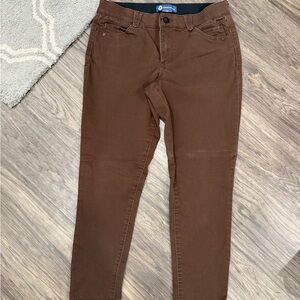 Democracy “Ab Solution” Chocolate Brown Trousers